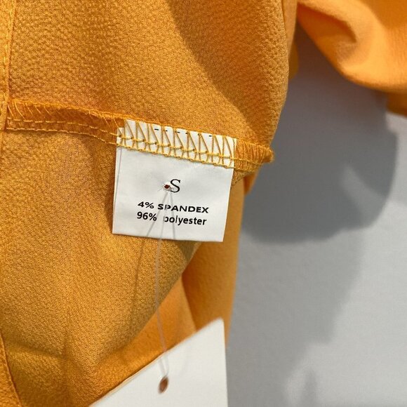 Orange Loose Fit NXH Blouse - Size Small - Picture 3 of 6